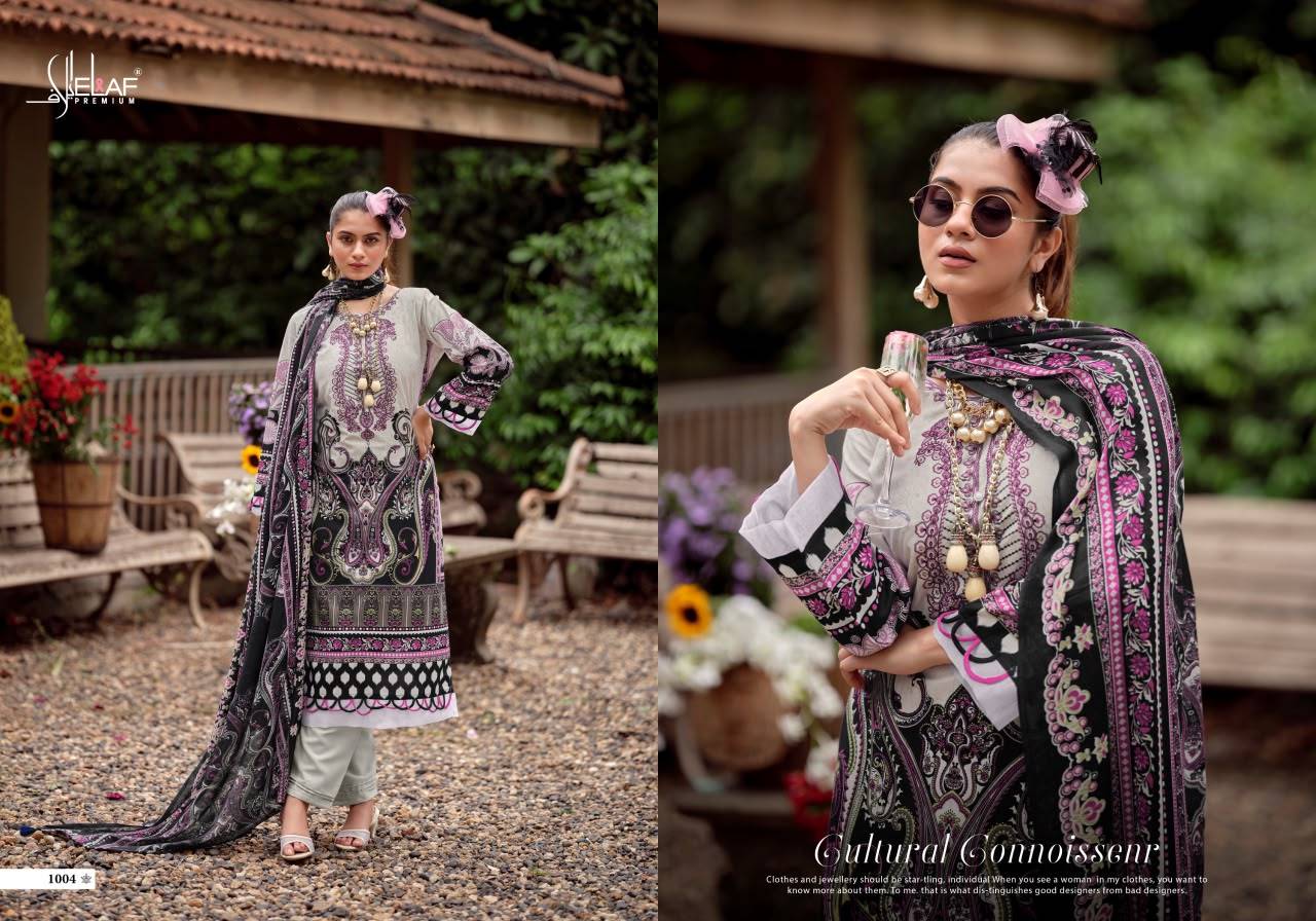 ASRAJOFA VOL 3 BY ELAF 1001 To 1008 Series Beautiful Festive Suits Stylish Fancy Colorful Ethnic Wear Soft Cotton Print Dresses At Wholesale Price